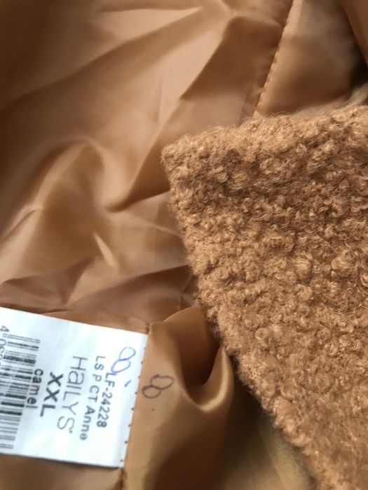 Płaszcz karmelowy karmel rozm 44