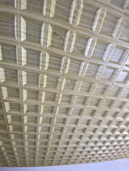 Teto Falso Decorativo Em Plástico Para Área De 26,5 m²
