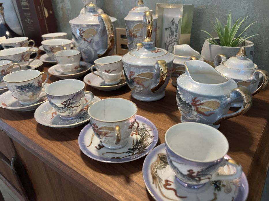 Servico de café e chá japones