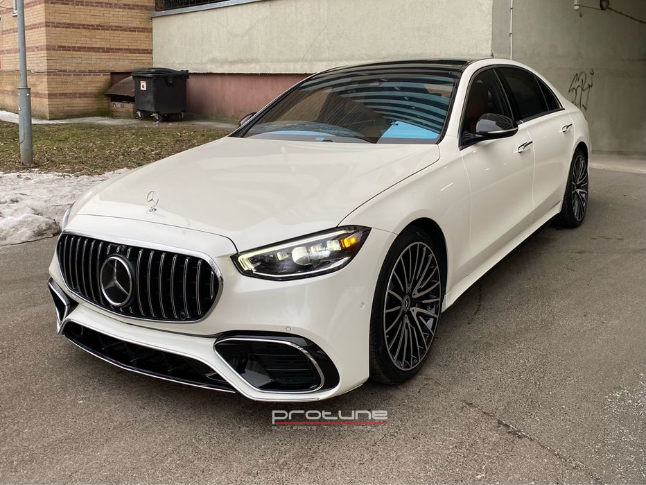 Обвес S63 AMG Mercedes S500 S580 W223 Бампер Решетка Диффузор Насадки