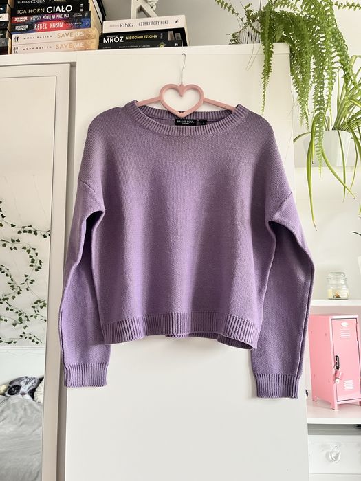 Fioletowy sweter