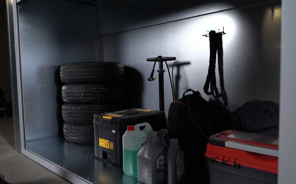 Parking Magic Box 225, szafa boks garażowy, schowek na rower