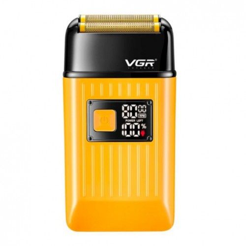 Электробритва VGR V-357 шейвер, двойное лезвие, 2 насадки триммер IPX6