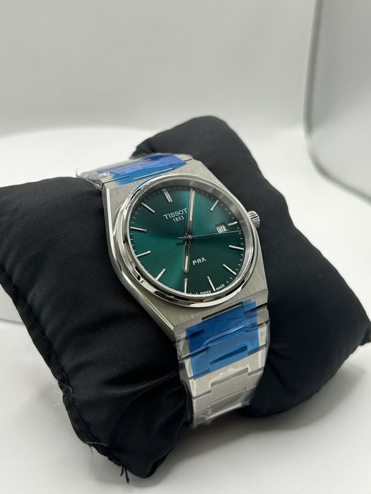 Nowy Zegarek tissot prx quartz - Green dial , Full set