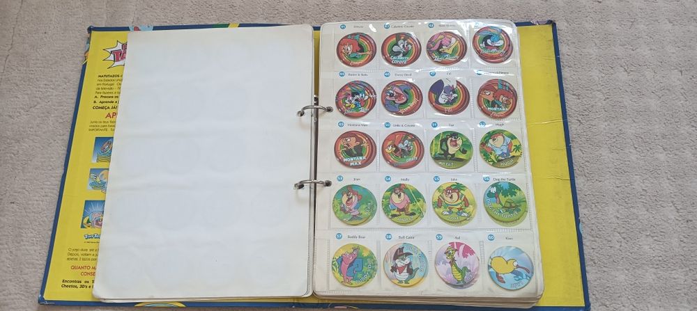 Caderneta tazos completa 1995