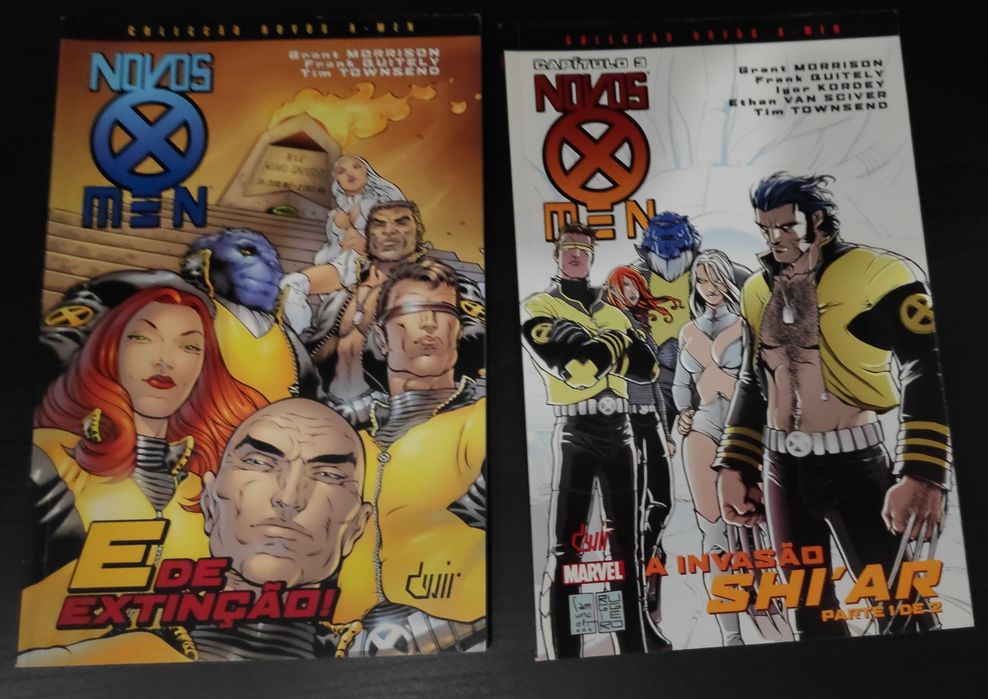 Banda Desenhada X-Men Hulk Wolverine Marvel abril devir BD TPB
