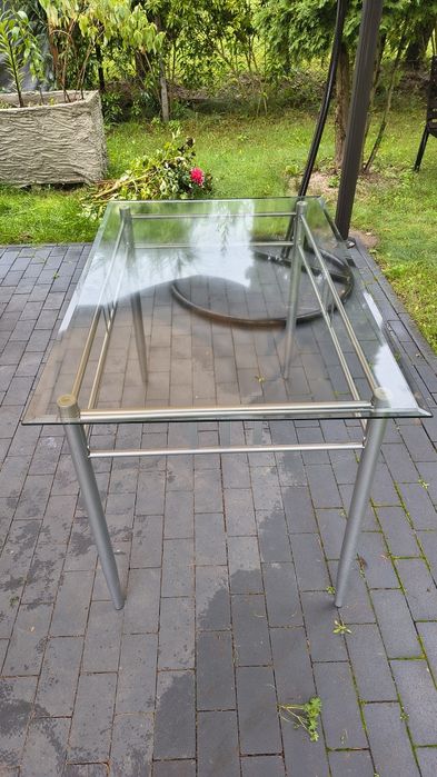 Stół szklany 120x76x76,5