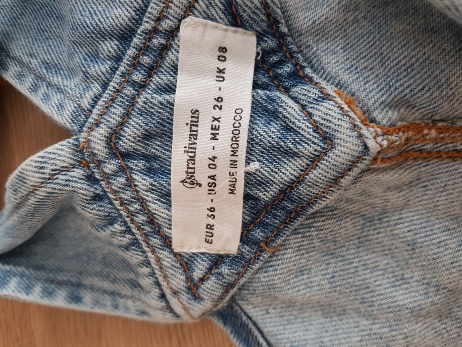 Stradivarius ogrodniczki jeansowe 36/38