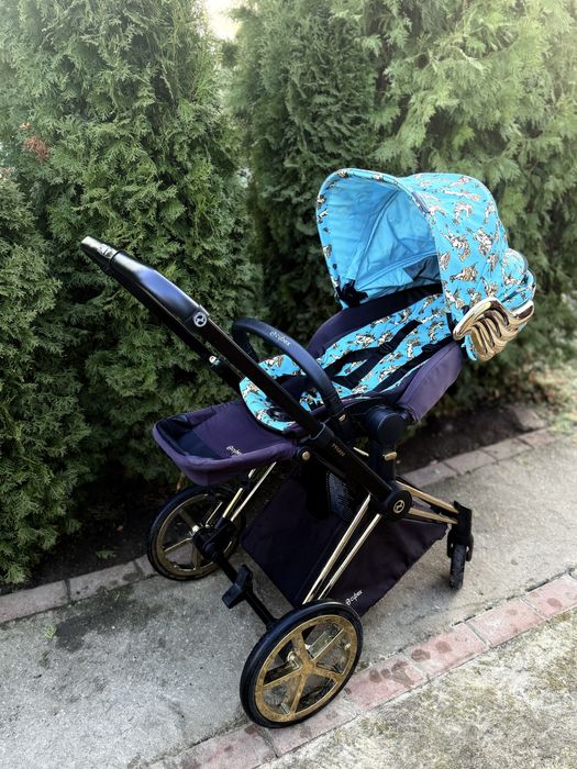 Коляска 3 в 1 Cybex Priam Jeremy Scott, вживана, у гарному стані