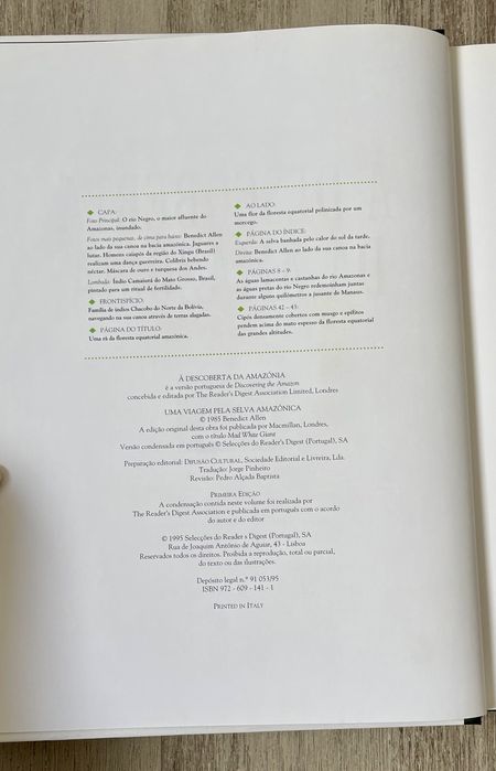 Livro: "À Descoberta da Amazónia"