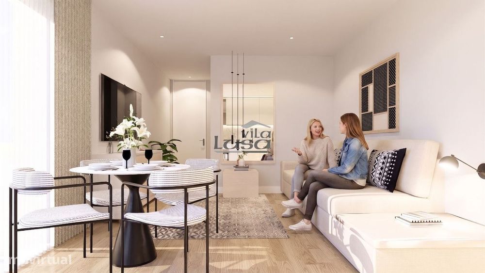Apartamento T1 Novo varanda e lugar de garagem Vilar de Paraiso, Vi...