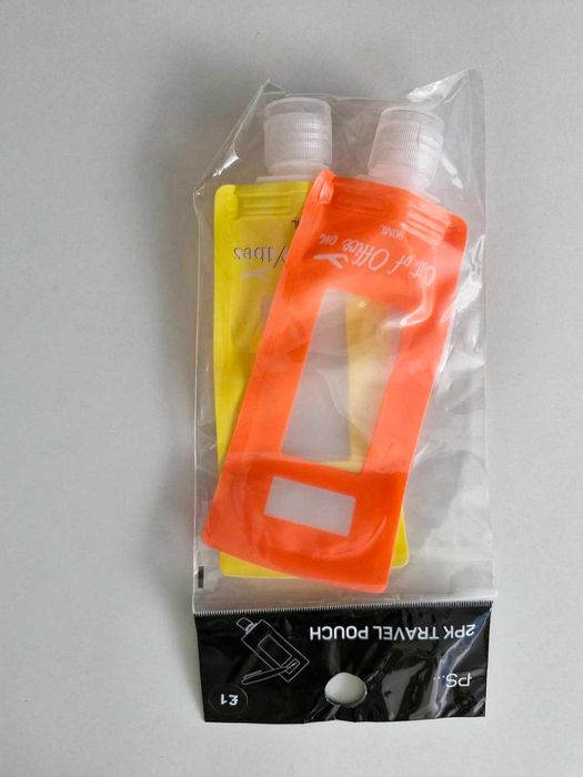 Podróżne opakowania na kosmetyki 90 ml, 2 szt. nowe, Primark