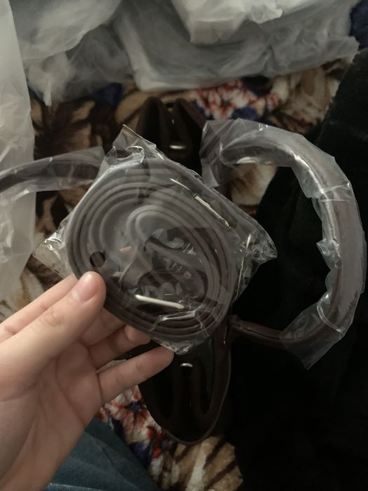 Коричнева замшева сумка через плече