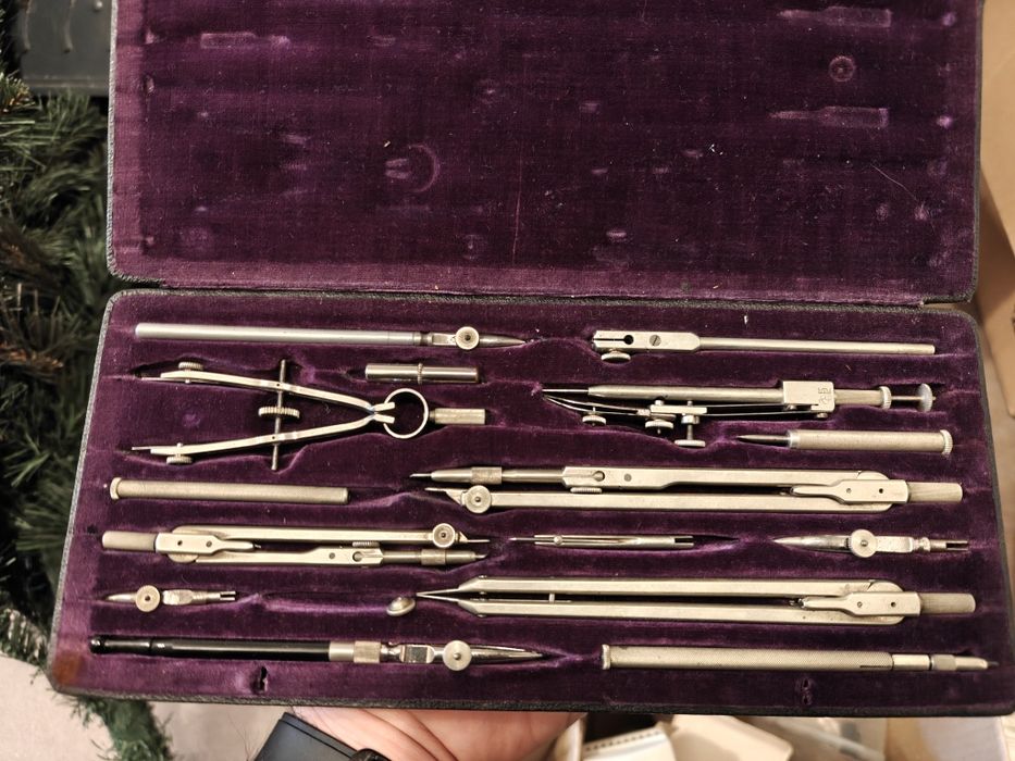 Zestaw kreslarski PRL