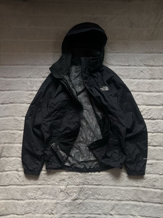 The North Face (S) HyVent вітровка чоловіча на мембрані чорна курточка