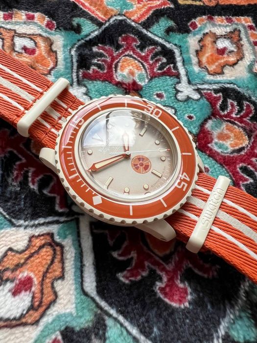Blancpain x Swatch Bioceramic Scuba Fifty Fathoms в версии Arctic Ocean