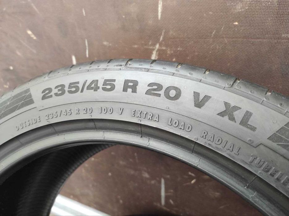 Continental Conti Sport Contact 5 235/45r20 100V Extra Load 4шт, 18-20год, 5мм, ЛЕТО Привезены из Германии