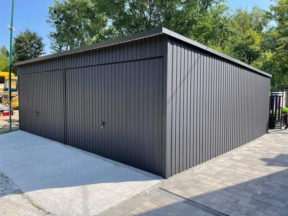 Garaż blaszany, wiata. WZMOCNIONY PROFILAMI. PRODUCENT. Cała Polska