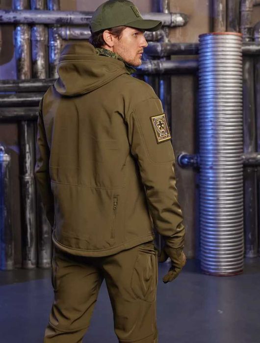 Тактичний костюм Оливковий Койот Чорний Мультикам softshell софтшел