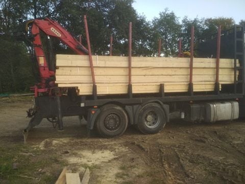 Więźba dachowa , łaty ,deski szalunkowe 32mm 25mm stemple