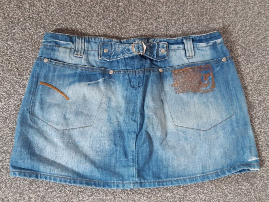 Spódnica jeansowa mini r. L