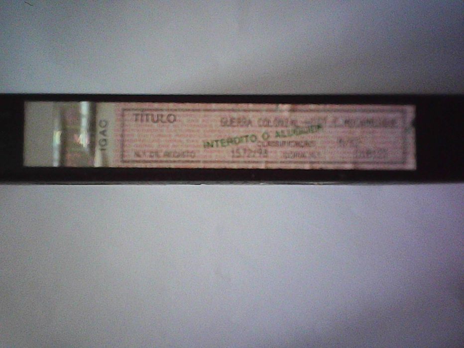 Moçambique, Guerra Colonial, em vhs