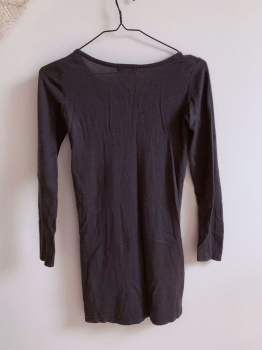 Sukienka z dzianiny, swetrowa, H&M, roz. 146/152 cm, Bambi