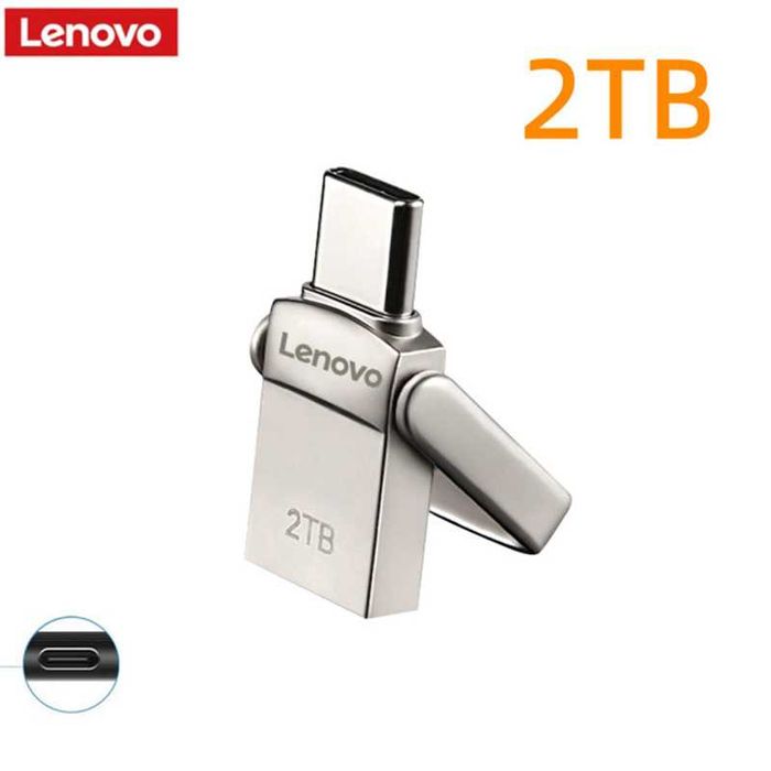 Pendrive Lenovo 2 TB USB 3.1 i USB typu C metalowy