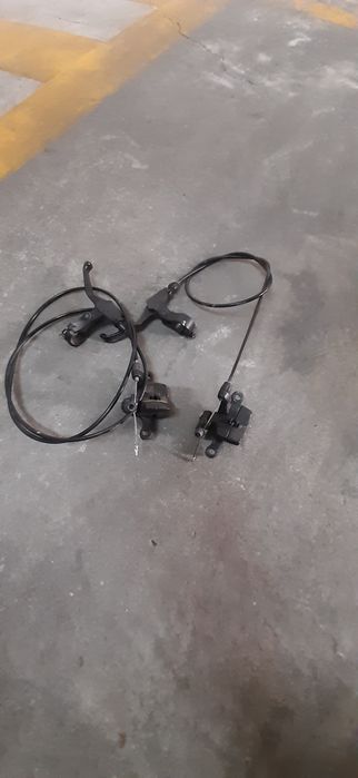 Manetes e embolos completos para travões de disco de bicicleta roda 29