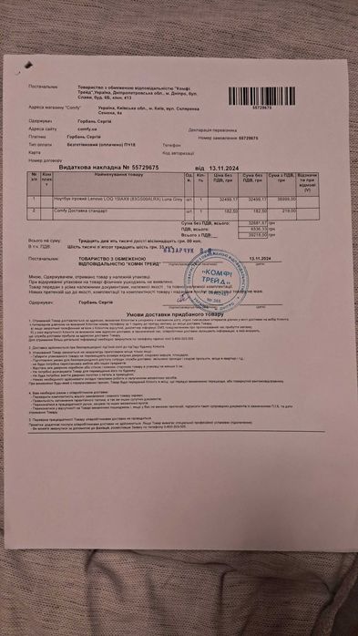 Lenovo LOQ Core i5-12450HX 24GB DDR5 Nvidia RTX 3050 6gb СТАН НОВОГО!