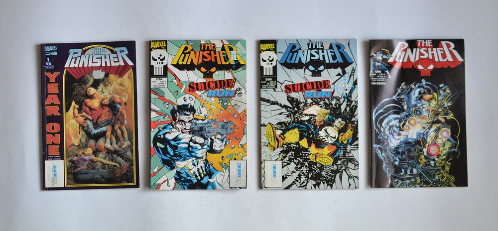 the Punisher rok 1996 kompletny rocznik Tm Semic zestaw