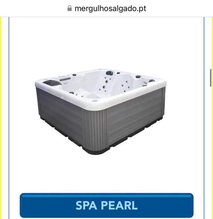 Spa Jacuzzi 2x2  valor 5.685,00€  Mergulho Salgado .pt