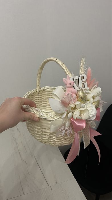 дитячий кошик великодній кошик дитячий на пасху