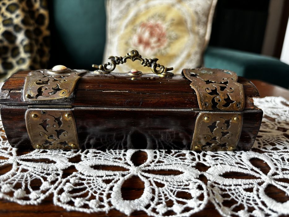 Szkatuła, etui Biedermeier XIX wiek