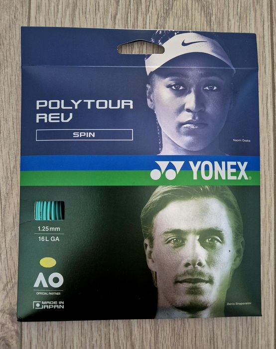 Naciągi tenisowe 4x Yonex Poly Tour Rev Spin