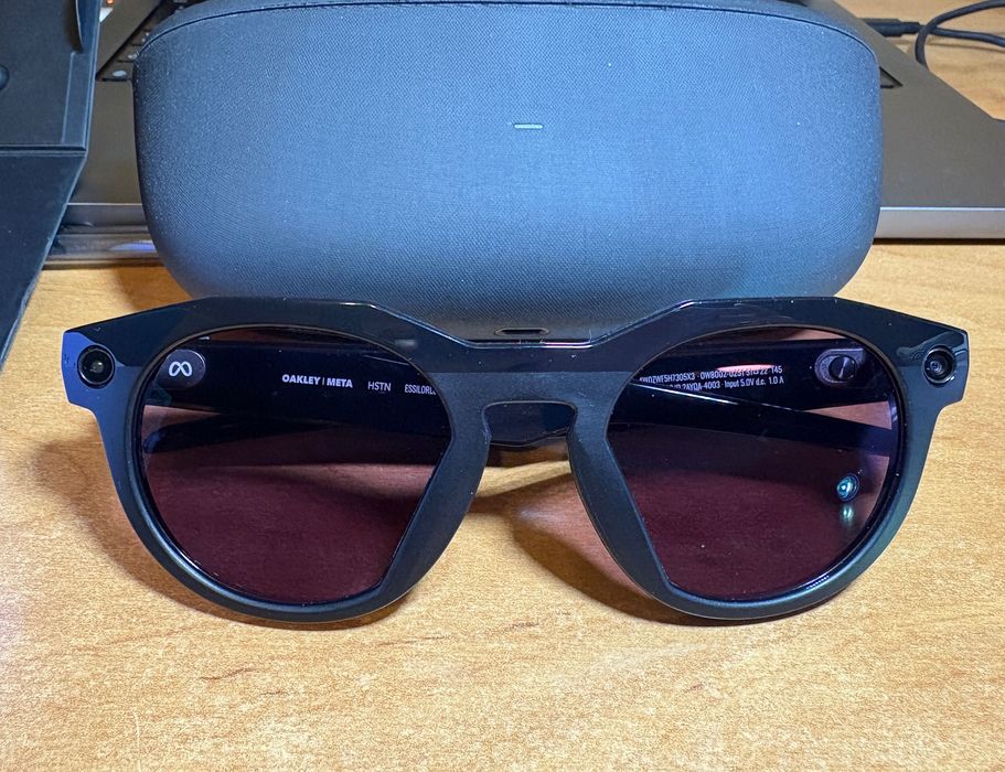 Smart okulary Oakley Meta HSTN - Black - Transitions Amethyst