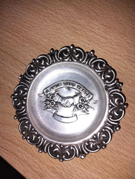 Salva de Prata com gravação