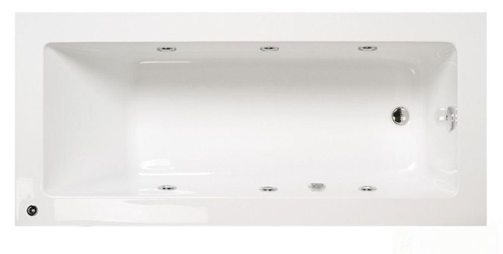 Banheira hidromassagem 180x80 Dive branca