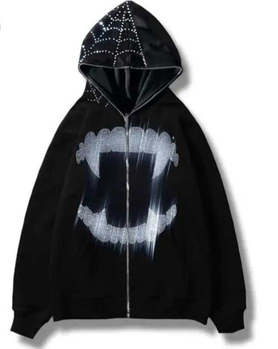 Gene streetwear Cobweb Zip Up bluza