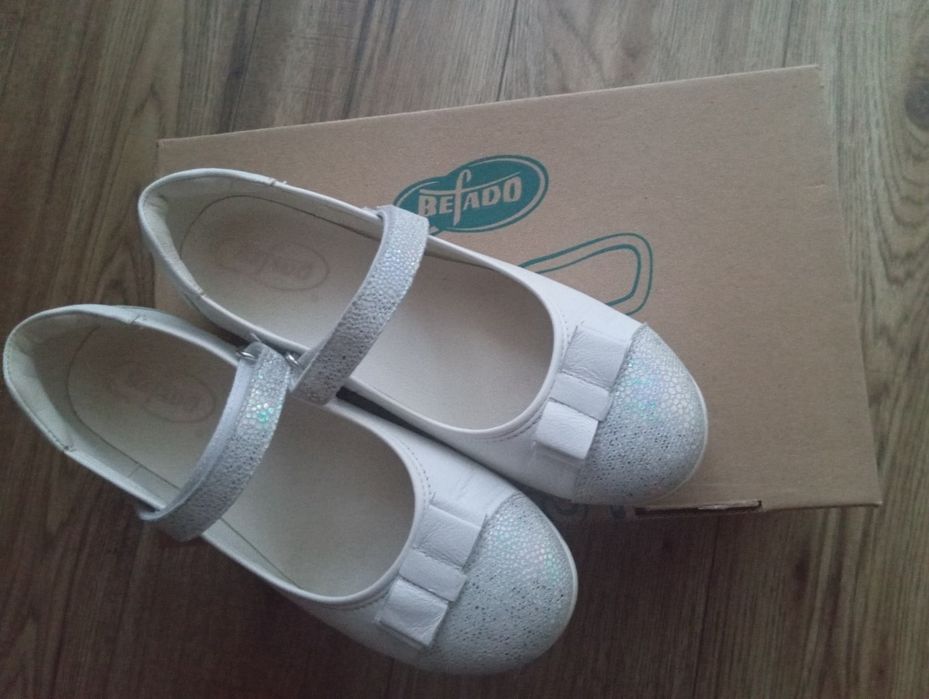 Biale baleriny Befado skora 36