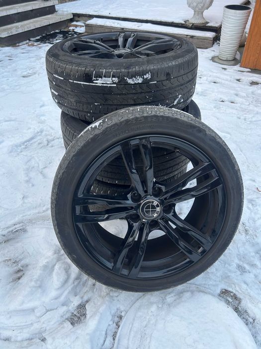 koła bmw m pakiet 18 cali 5x120 - opony letnie