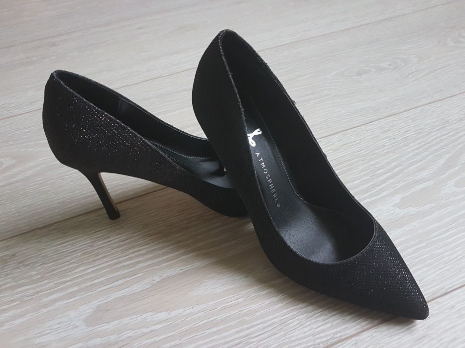 Czarne szpilki 37 nowe