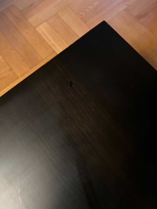 IKEA  | LACK Szafka pod TV, czarnybrąz,
