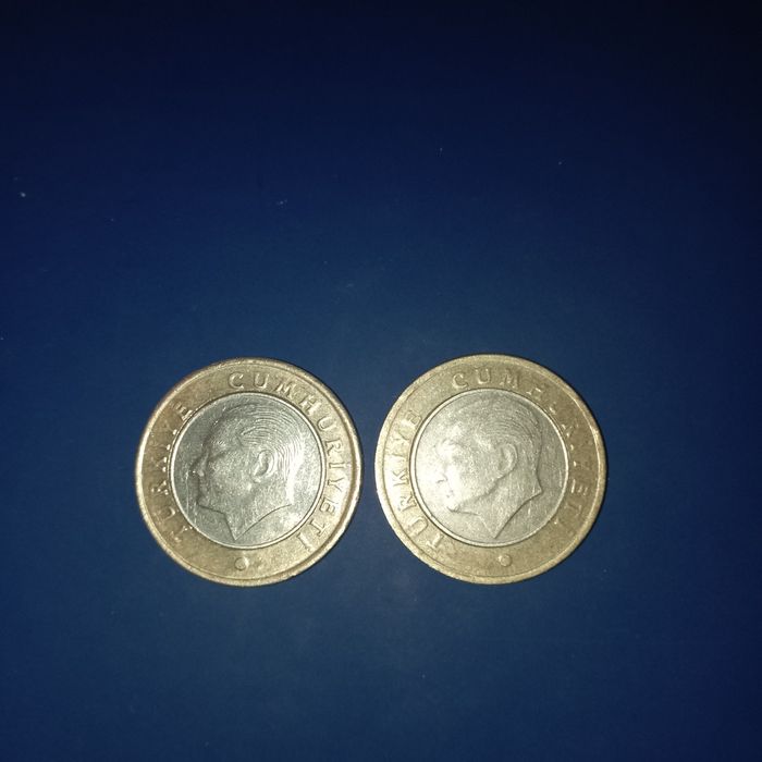 Moedas Turcas, Turkiye. 2018 e 2019.