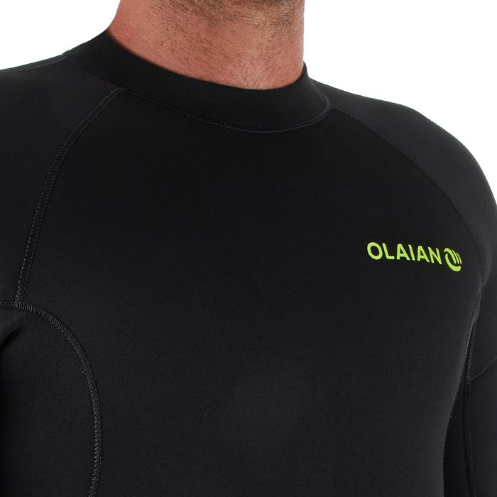 Fato de SURF Homem 100 Neoprene 4/3 mm homem preto