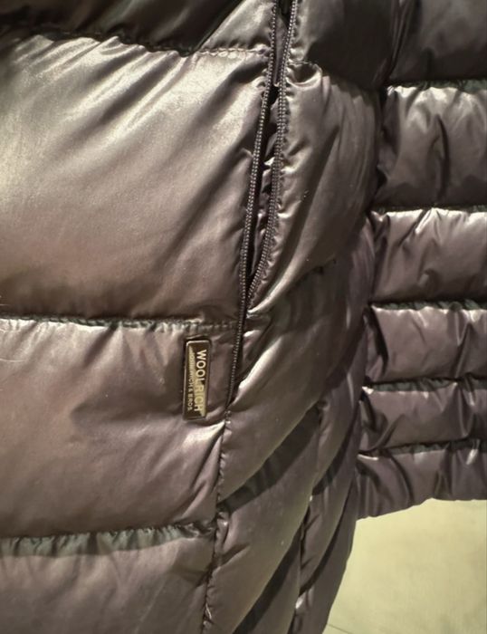 Kurtka woolrich L damska parka na zimę ocieplana dwustronna 2 w 1