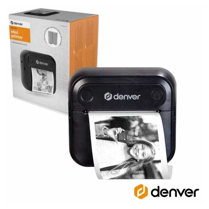 Impressora Térmica Portátil USB-C/Bluetooth DENVER