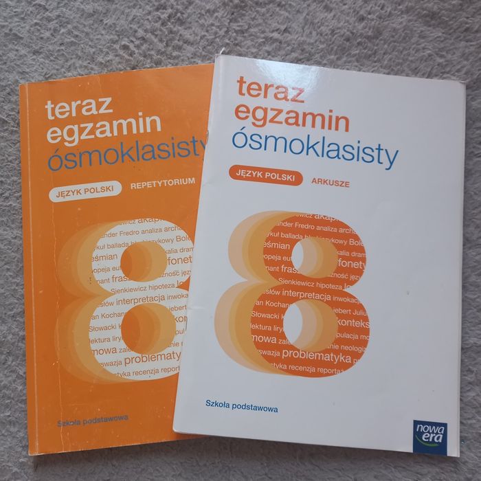 Teraz egzamin ósmoklasisty jezyk polski repetytorium plus arkusze