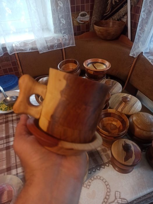 Токарні роботи/ токарные работы по дереву. Посуд з дерева,світильники