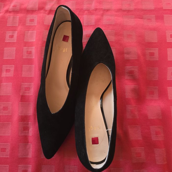 Туфли замшевые нарядные Hogl